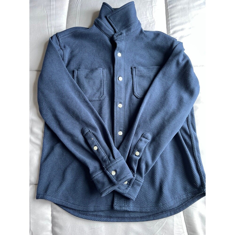 Crew Cuts By J Crew Boys Shacket Long Sleeves Blue Size 12